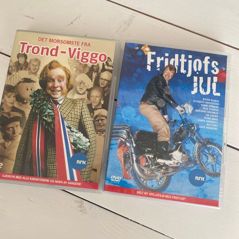 Trond-Viggo og Fridtjof dvd’er