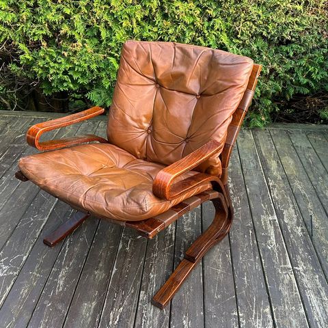 2 stykk Ekornes retro lenestoler