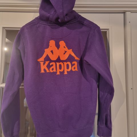 Kappa hoodie, lilla farge