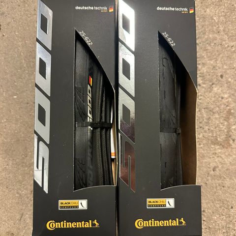 2 x Continental GP 5000 25mm