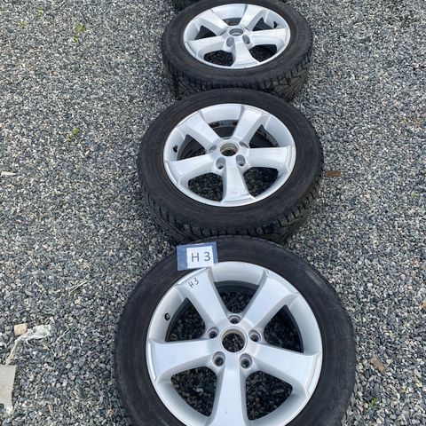 Vinterhjul vinterdekk med pigg  5 x 112  205/55  R16