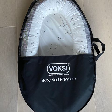 Voksi premium babynest grey