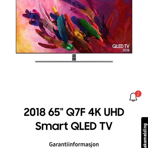 Samsung 65" 4K UHD QLED TV med One Connect-kabel, dekormodus og enestående bilde