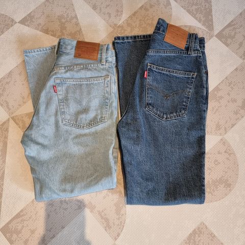 Levis 501 og 70s high slim straight