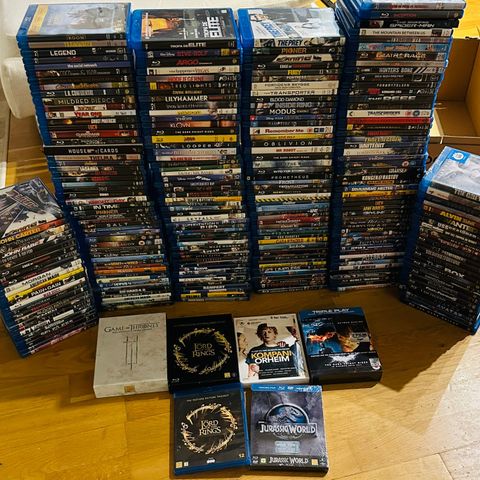 Blu Ray- filmer og serier