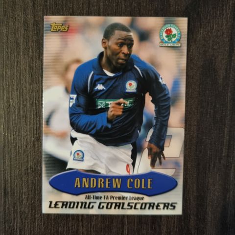 Andy Cole-fotballkort selges!