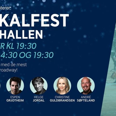 Billett: Musikalfest i Grieghallen lør. 19. okt. 2024, Kl 14:30, BERGEN