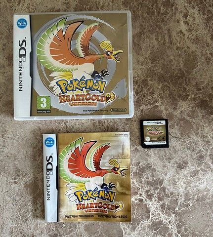 Komplett Pokemon HeartGold selges!