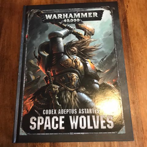 Warhammer 40K space wolves codex