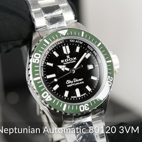 Edox Skydiver Neptunian - som ny