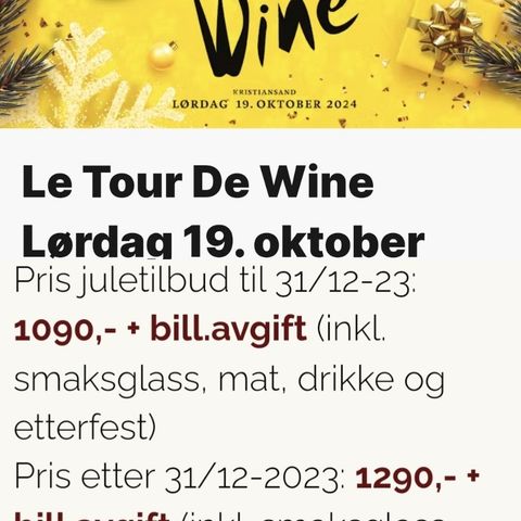 Le tour de wine Kristiansand