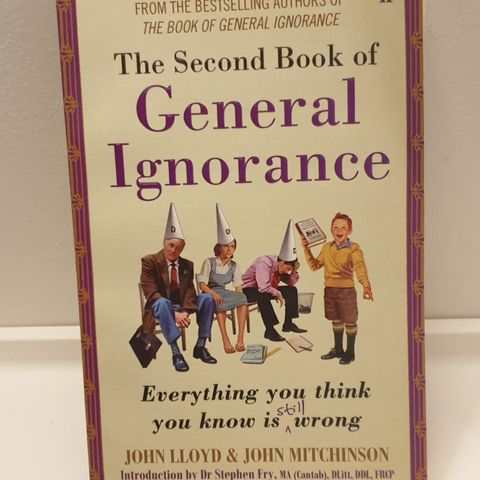 "THE SECOND BOOK OF GENERAL IGNORANCE "