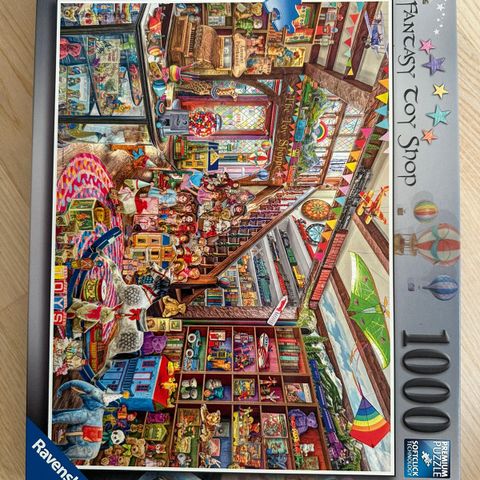 Ravensburger puslespill 1000 brikker