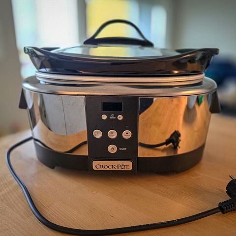 Crock-Pot 5,7L - Nesten ny, lite brukt