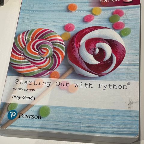 Starting out with Python