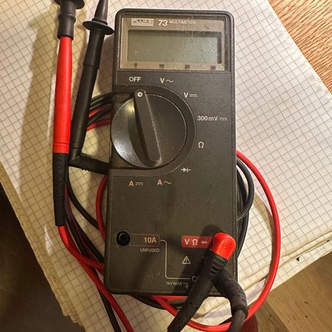 DMM Multimeter Fluke og Instrutek