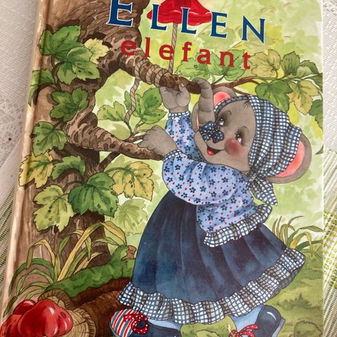 ELLEN elefant.   Christl  Vogl    Som ny.   Stor bok