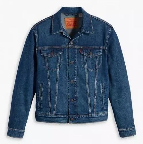 ORIGINAL RETRO LEVI'S TRUCKER JACKET I BRA STAND! BILLIG t.o.m 12/9