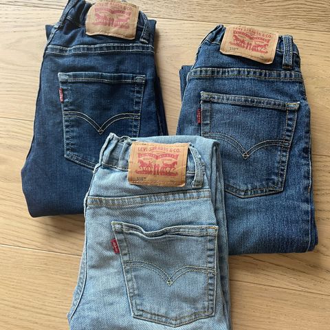 3 stk Levis 510 str 10