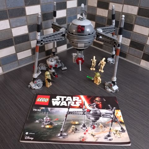 Lego Star Wars 75142 KOMPLETT NÅ MED GRATIS FRAKT