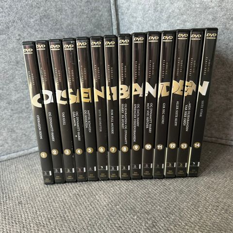 Olsenbanden - komplett samleserie på DVD - Som Nye !