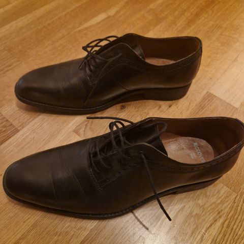 Sorrento shoe - Riccovero, størrelse 44, Svart dressko (koster 2500 nye)