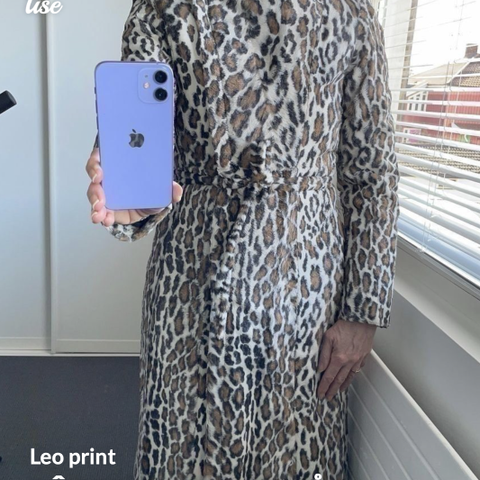 Leo kåpe i faux fur