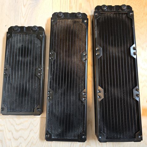 Corsair radiatorer 360mm og 240mm