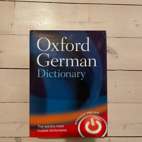 Oxford German Dictionary, 3rd edition, tysk-engelsk ordbok