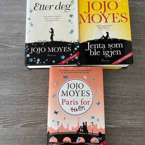 Jenta som ble igjen, Etter deg og Paris for en av Jojo Moyes