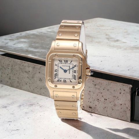 Cartier Santos galbee 18k ønskes