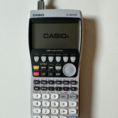 CASIO FX-9860GII kalkulator for krevende regning