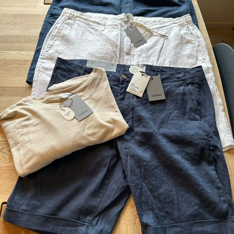 3 shorts og 1 t-shirt str.XXL. Ny med tags (  verdi kr.3800; )