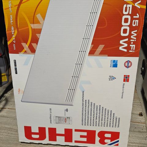 Beha smart panelovn  PV 15 Wifi