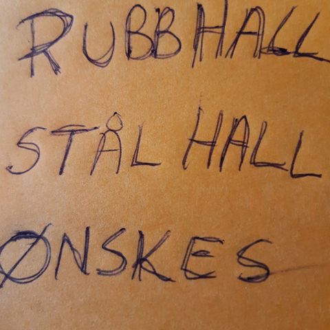 Ønsker å kjøpe rubbhall/stålhall