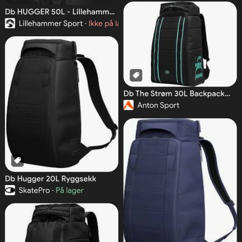 Ønsker Db hugger Backpack 50l-60l.