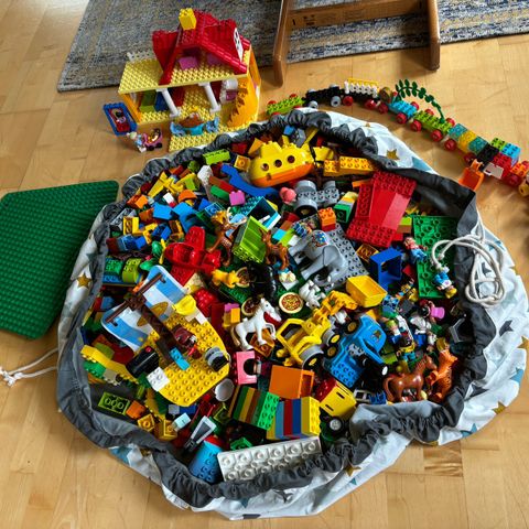 12kg Duplo + Duplohus og store plater!