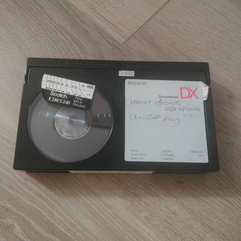 Betamax vhs