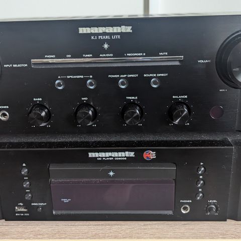 Marantz ki pearl lite og cd 6006 uk edition