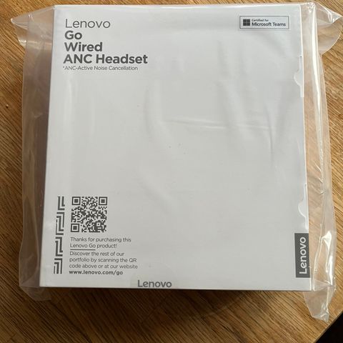 Lenovo Go wire ANC Headsett