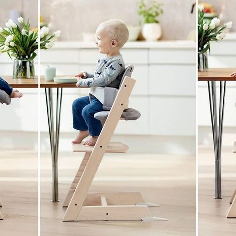 Stokke Tripp trapp med tilbehør (newborn seat etc)