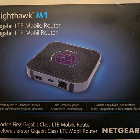 NetGear Nighthawk M1 4G LTE mobil ruter