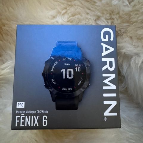 Garmin Fenix 6 Pro Sapphire 47 – Klar for action etter litt mye tid i boksen.