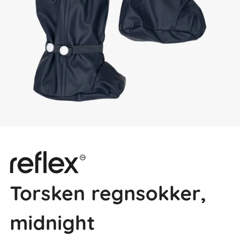 Reflex regnsokker