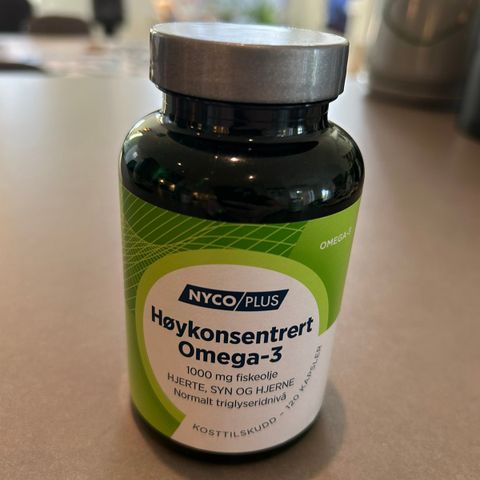 Høykonsentrert Omega-3