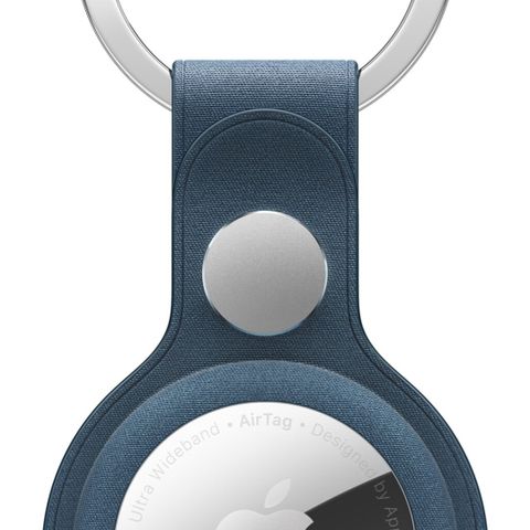 AirTag Apple + FineWoven Key Ring Apple (Pacific Blue)