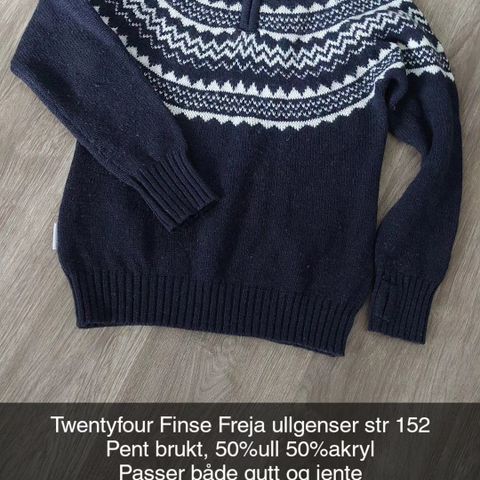 Twentyfour Finse Freja ullgenser str 152