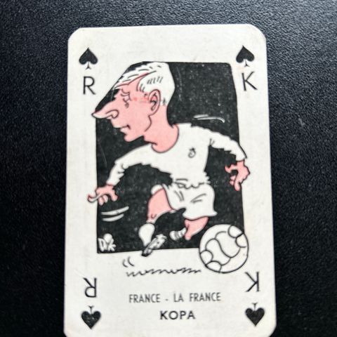 Raymond Kopa Real Madrid Monty Gum international footballers 1961