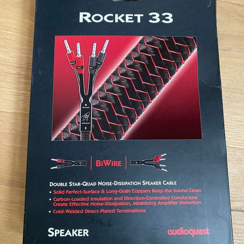 AudioQuest Rocket 33 Bi-Wire 2,0 m