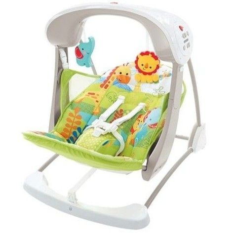 Fisher Price Huske/Gynge/Vippestol med funksjoner